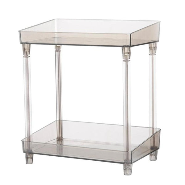 Double-deck Kitchen Sundry Storage Shelf Rack Holder Bathroom Removable Storage Rack Kitchen Gadgets Organizer