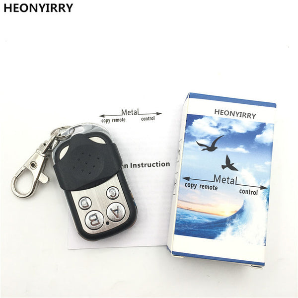 HEONYIRRY 433.92MHZ Copy Remote Controller Metal Clone Remotes Auto Copy Duplicator For Gadgets Car Home Garage GDeals